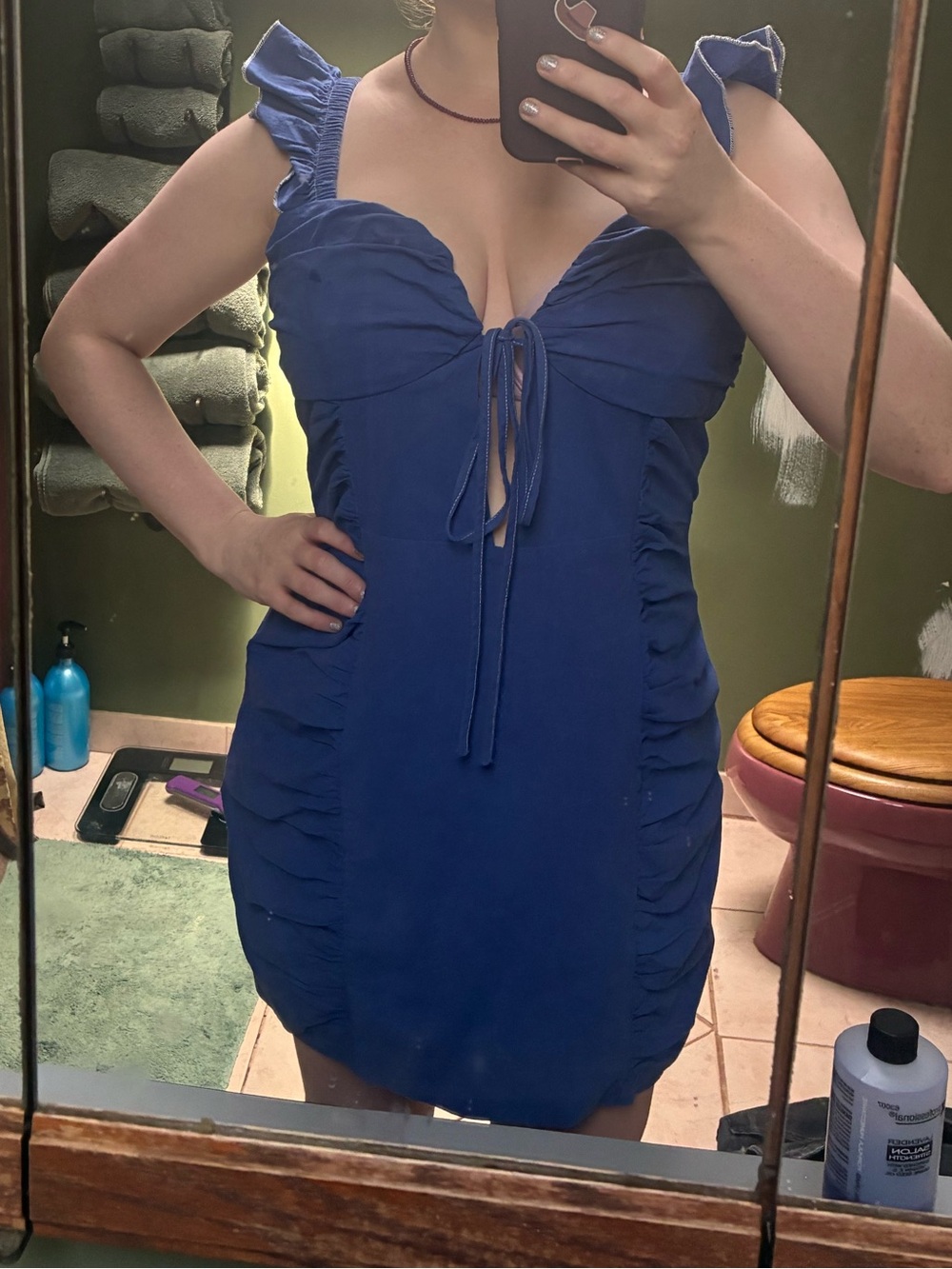 PrettyLittleThing mini dress size 10 - 100% cotton